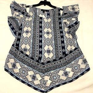 A. Byer flowy blouse